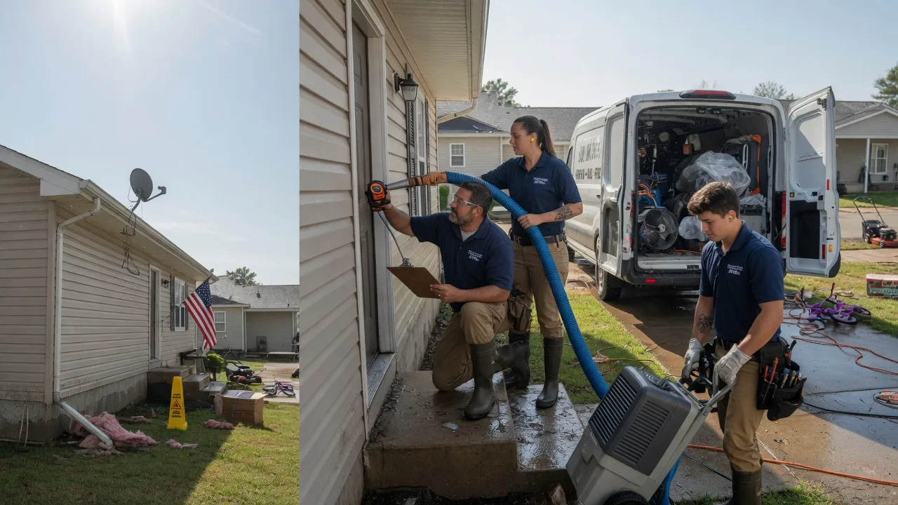 Ceiling Water Damage Restoration in Nebo, IL near me
